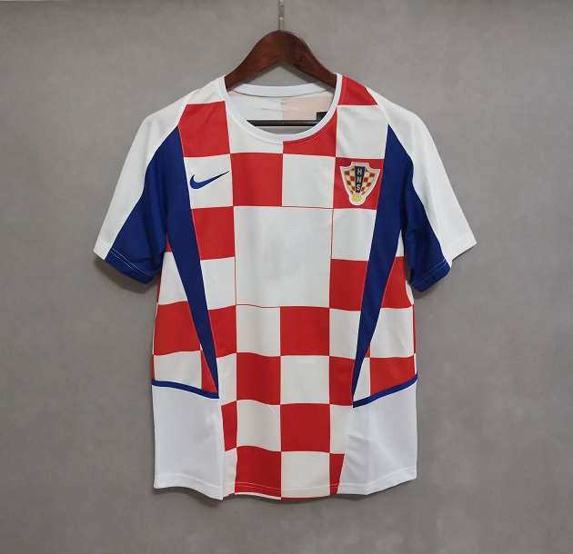 AAA Quality Croatia 2002 World Cup Home Soccer Jersey